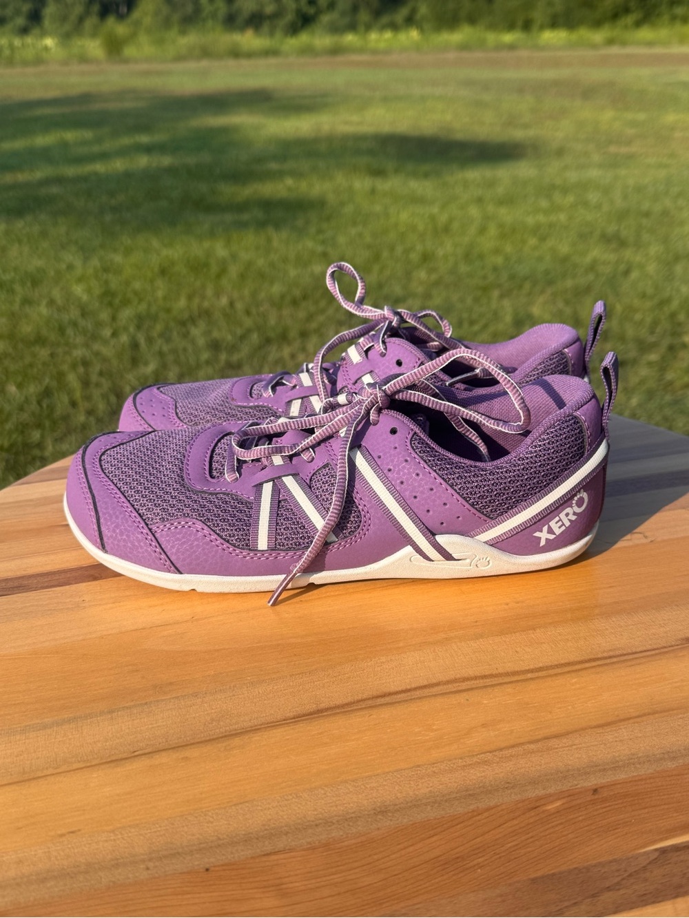 Ladies Xero Purple Minimalist Athletic Shoes